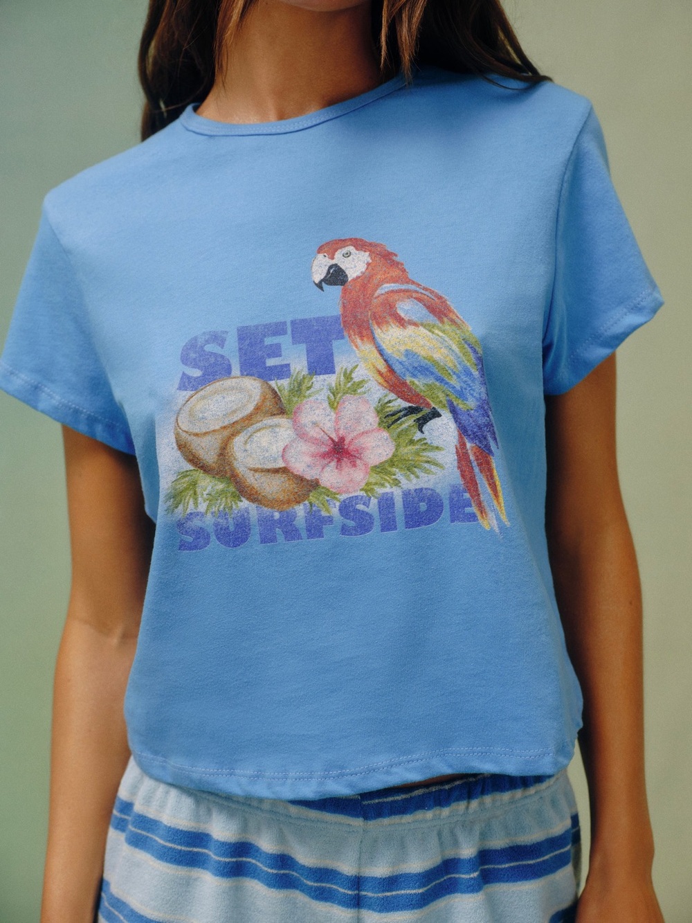Set Active Classic Cotton Daily Surfside Tee